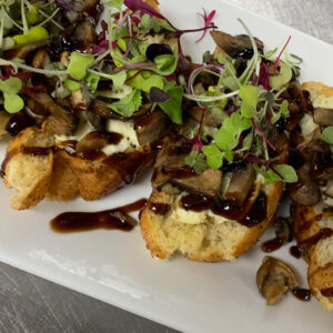 Mushroom-bruschetta