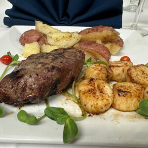 Embers 1871 is serving tenderloin and scallops in Peshtigo WI