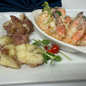 Embers 1871 is serving shrimp scampi in Peshtigo WI